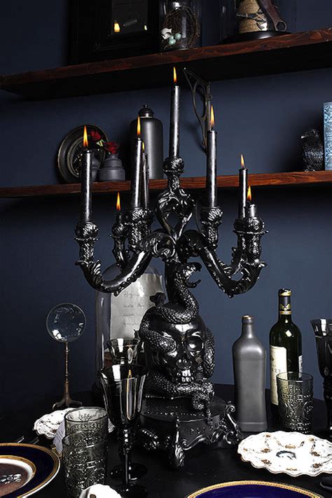 Witch hand gothic candle holder